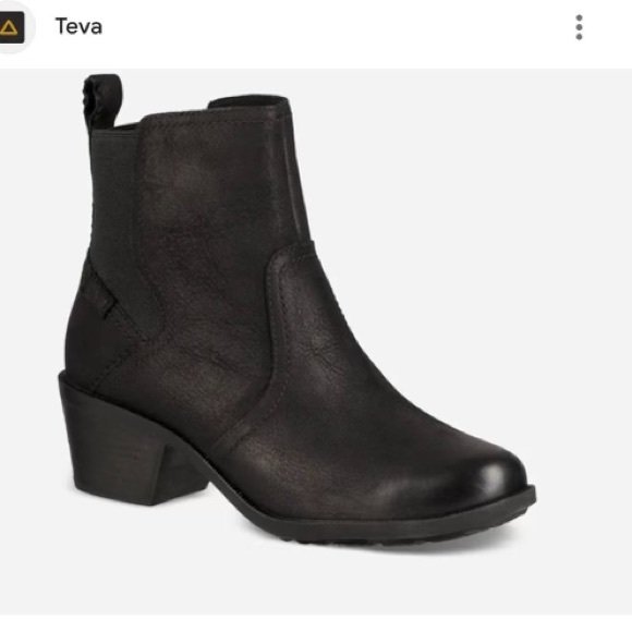 Teva Shoes - TEVA ANAYA CHELSEA WATERPROOF BLACK BOOTS